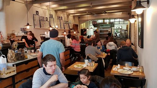 Inside at B Bagel Bakery Bar in South West London