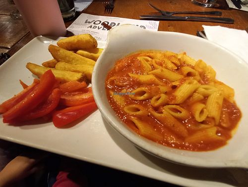 Kids' pasta at The Aperfield Inn in Westerham