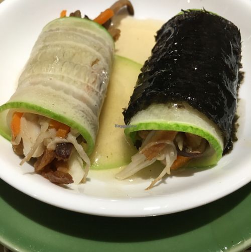 Veg Fin & Vegetable Roll at LockCha 樂茶軒 - Admiralty in Hong Kong Island