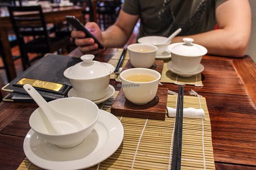 white rose white tea at LockCha 樂茶軒 - Admiralty in Hong Kong Island