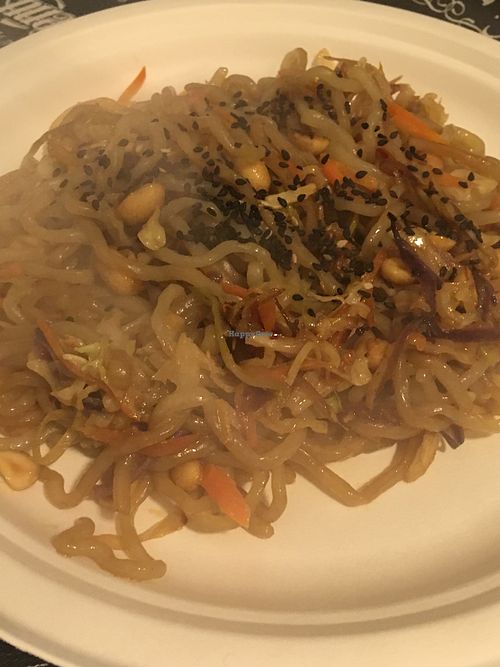 Shirataki with Asian inspired sauce at Chefnatura in Turin