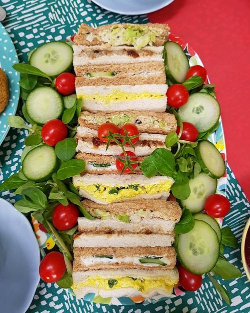 Sandwiches at  Compassion Cakes in Whitstable