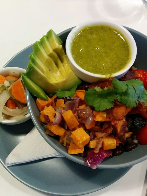 Oaxaca bowl at Sprout in Nelson