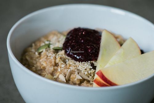Oatmeal at The Green Moustache in Revelstoke