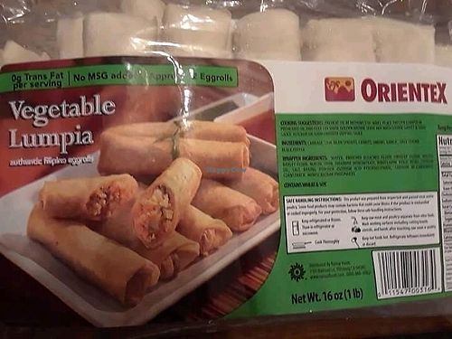 Vegan ";egg"; rolls. at Papa Nel's Asian Mart in Dyer