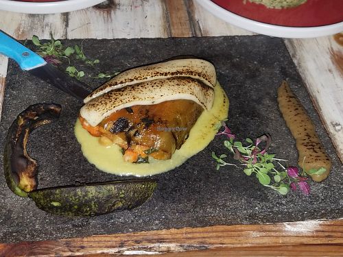 Chile relleno at Juanita's in Jaco