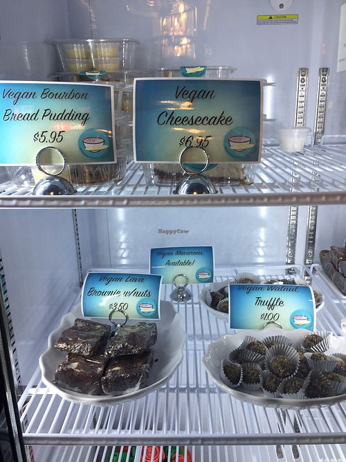 Vegan deserts at Ugly Bread in Monroe