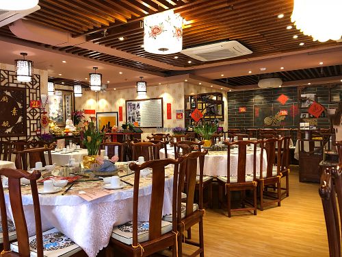 Inside  at Tin Chu Chi Hong Vegetarian in Kowloon