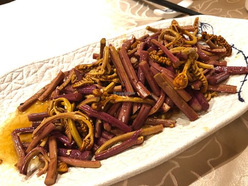 I forgot the name, something spicy and sour at Tin Chu Chi Hong Vegetarian in Kowloon