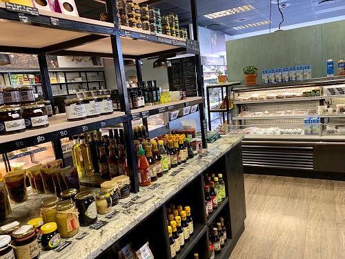 inside at Klara's Market in Windhoek