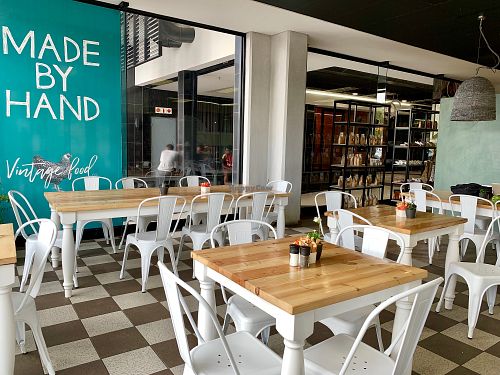 inside at Klara's Market in Windhoek