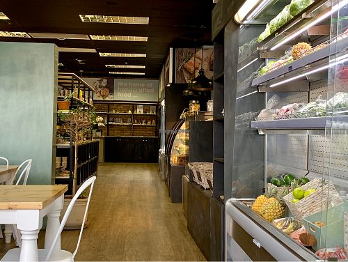 inside at Klara's Market in Windhoek