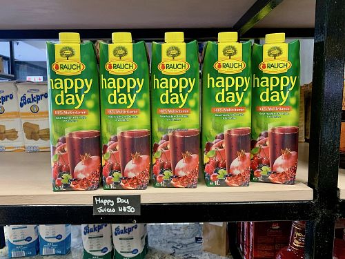 juice at Klara's Market in Windhoek