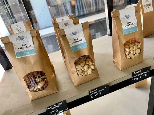 nuts at Klara's Market in Windhoek