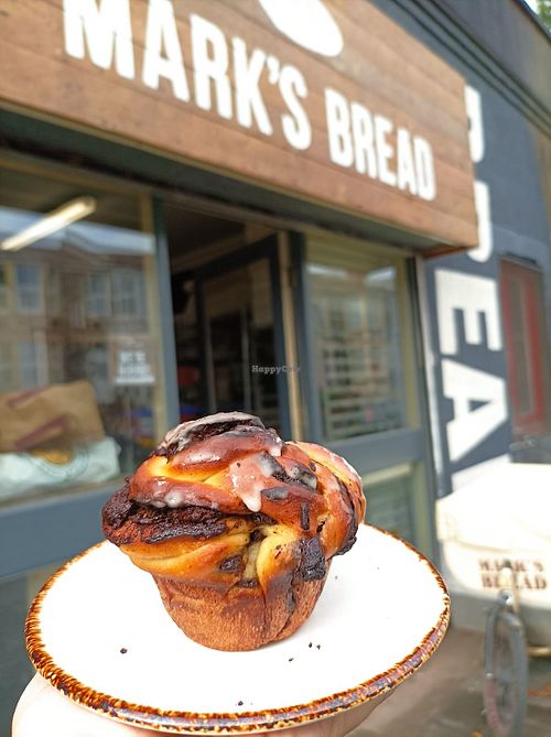 Vegan chocolate babka brioche! at Mark's Bread in Bristol