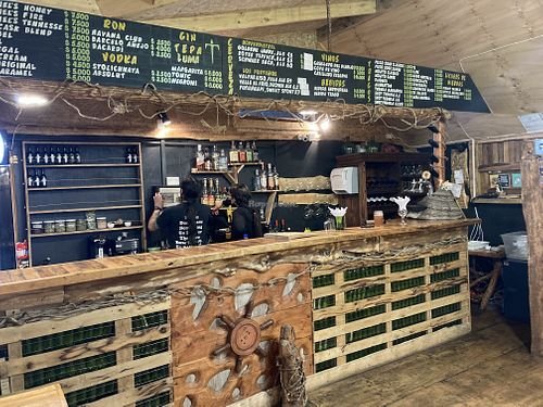 Inside at Mi Sur in Puerto Puyuhuapi