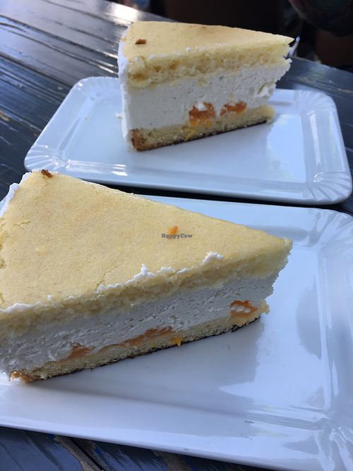 Cheesecake at Zom Schleggiga Egg in Stuttgart