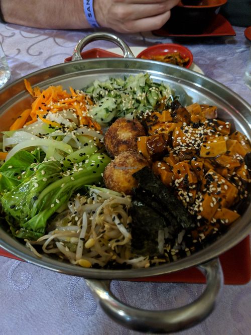 vegan bibimbap ? delicious and massive! at Mei Lai Wa in San Jose