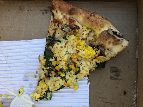 Once you have the vegan breakfast pizza, there’s no reason to have any other pizza...ever.  at Buffalo Pizza and Ice Cream in Sacramento