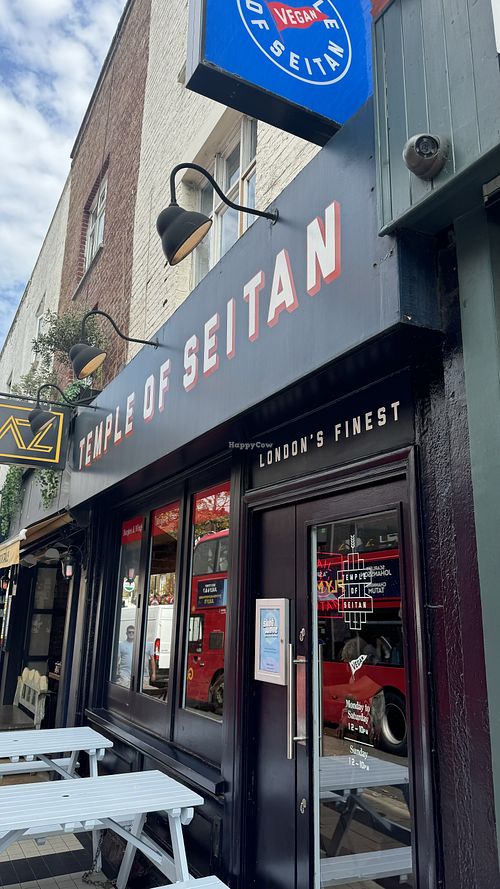 Entrancee  at Temple of Seitan - Camden in North West London