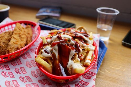 loaded fries at Temple of Seitan - Camden in North West London