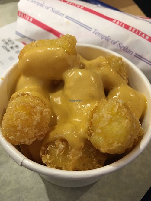 Tater Tots w/ Cheese at Temple of Seitan - Camden in North West London