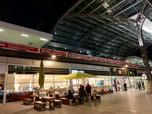 outside at backWERK in Cologne