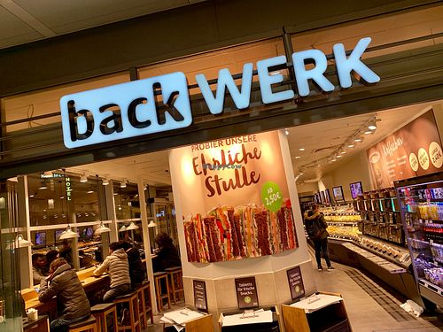 entrance at backWERK in Cologne