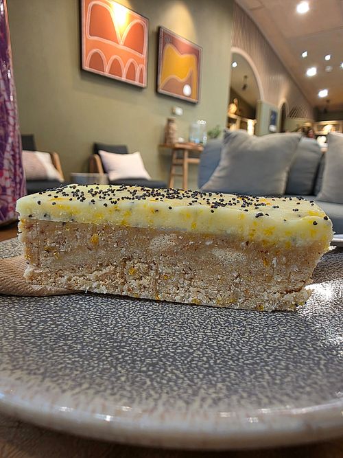 Lemon slice at Spa Dreaming Centre Cafe in Fingal
