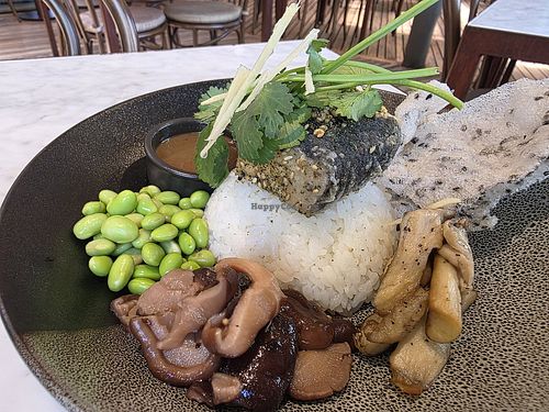 Silken tofu bowl at Spa Dreaming Centre Cafe in Fingal