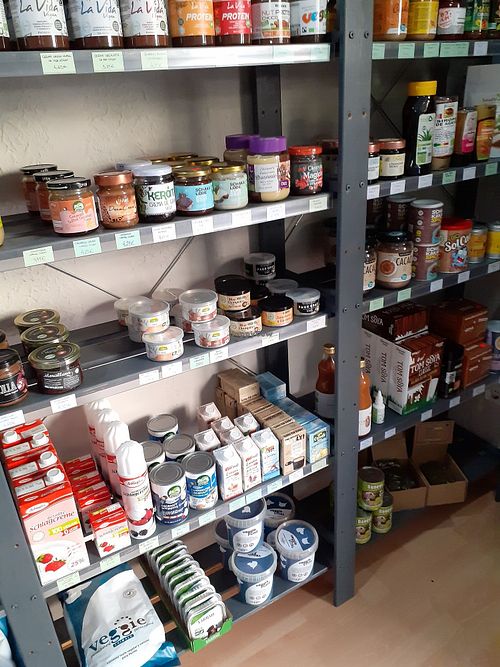 Sweet creams at Plant Based Market in Barcelona