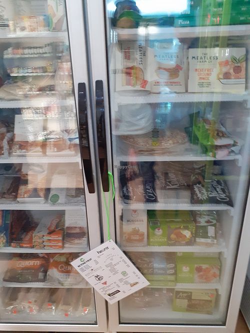 Burgers and sausages at Plant Based Market in Barcelona