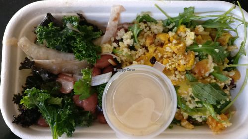 Takeaway mixed salad, all vegan at Small Graces in Footscray