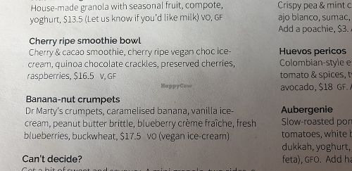 Delicious sweet options at Small Graces in Footscray