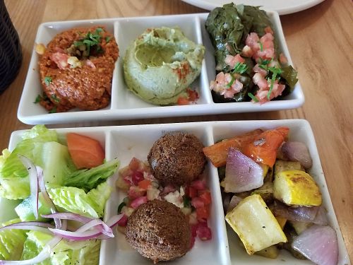 Vegan Sampler at Sitti in Raleigh