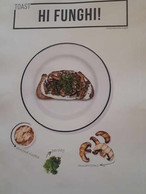 Menu at Eight - The Health Lounge in Lisbon