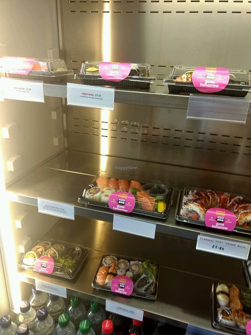 a decent vegan selection. at Go Ninja in Edinburgh