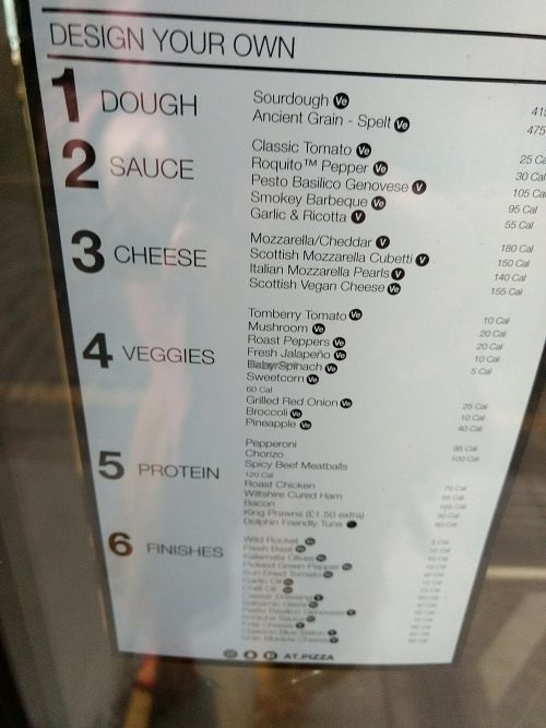 scotyish vegan cheese at @pizza in Edinburgh