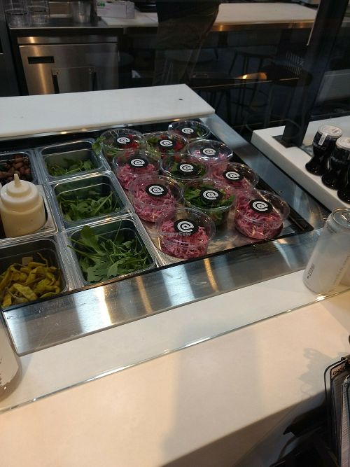 Salad at @pizza in Edinburgh