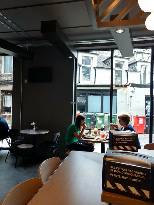 View at @pizza in Edinburgh