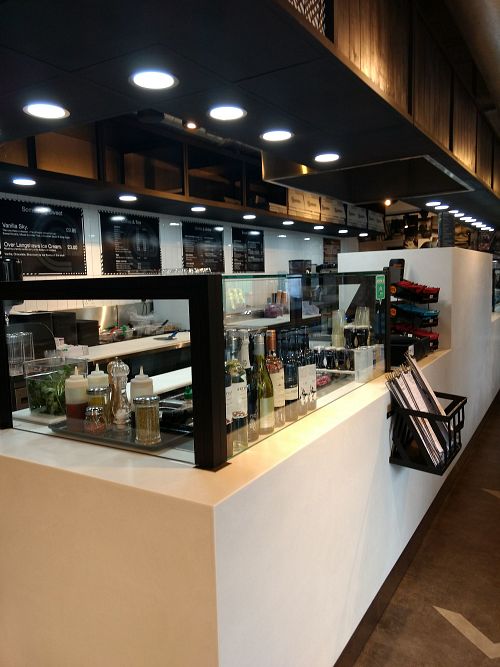 Counter at @pizza in Edinburgh