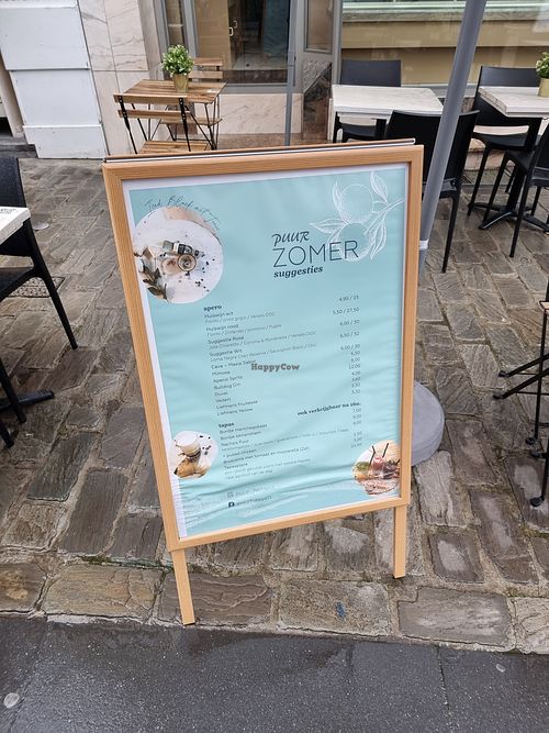 I did not see any vegan options mentioned at Puur in Hasselt