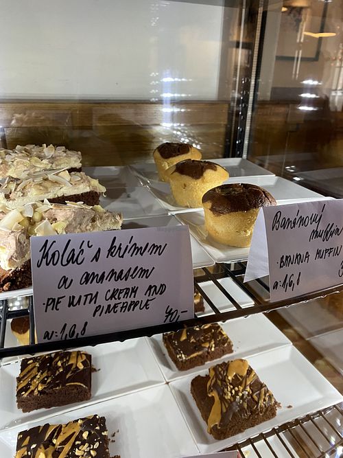 Cake   at Střecha in Prague