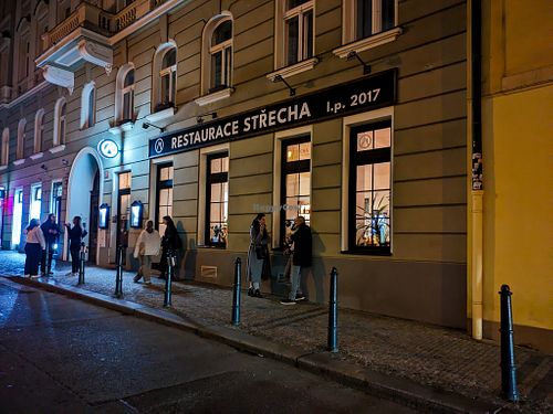 Outside of Strecha at Střecha in Prague