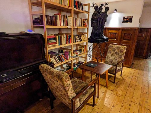 Inside of Strecha at Střecha in Prague