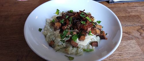 Halušky at Střecha in Prague