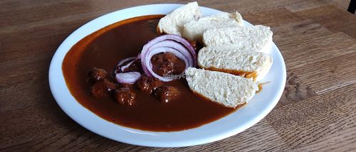 Gulasch at Střecha in Prague