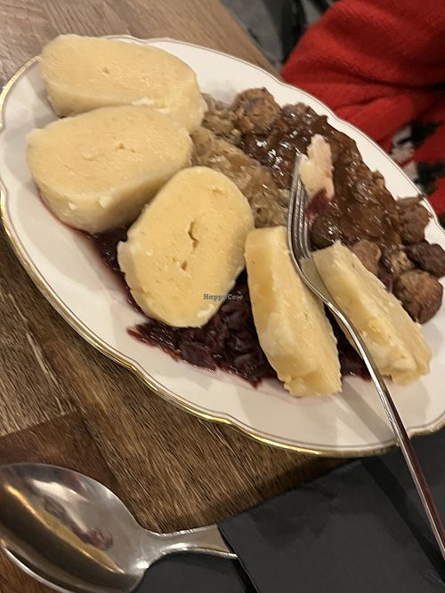 Svičová vegan style   at Střecha in Prague