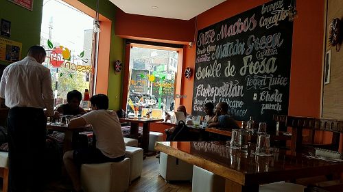 inside at Passion for Fruit in Miraflores