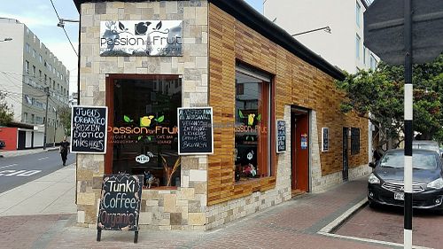 outside view at Passion for Fruit in Miraflores